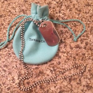 Tiffany &Co Coin edge tag pendant